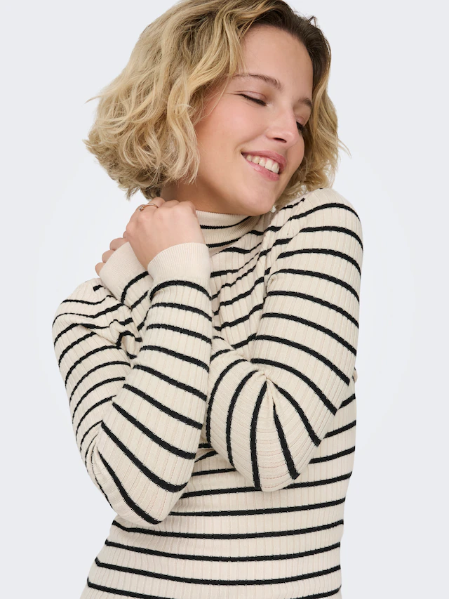 ONLY »ONLKAROL L/S ROLLNECK PULLOVER KNT NOOS« Viskosemischung