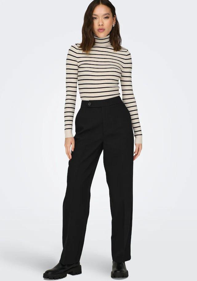 ONLY »ONLKAROL L/S ROLLNECK PULLOVER KNT NOOS« Viskosemischung