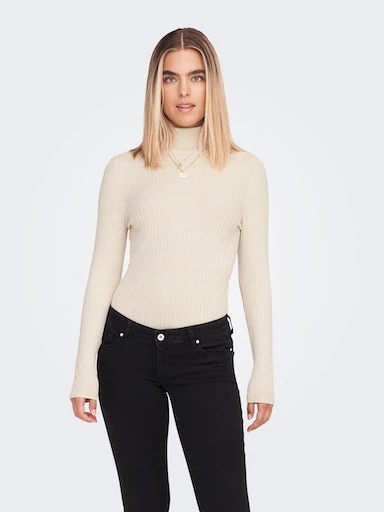 ONLY »ONLKAROL L/S ROLLNECK PULLOVER KNT NOOS« Viskosemischung