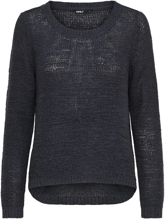 ONLY Strickpullover »ONLGEENA XO L/S PULLOVER KNT NOOS« Materialmix, regular fit