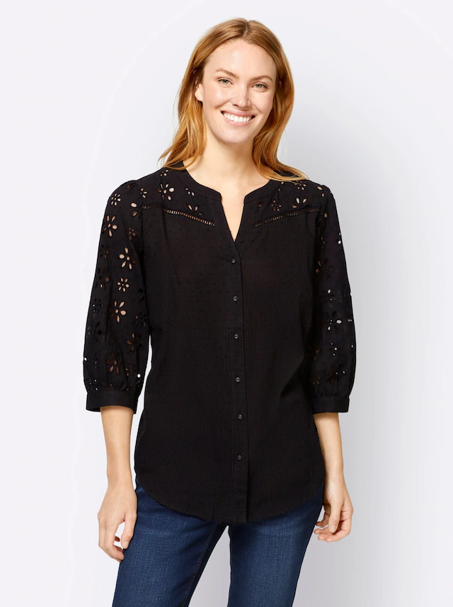 LINEA TESINI by heine Spitzenbluse