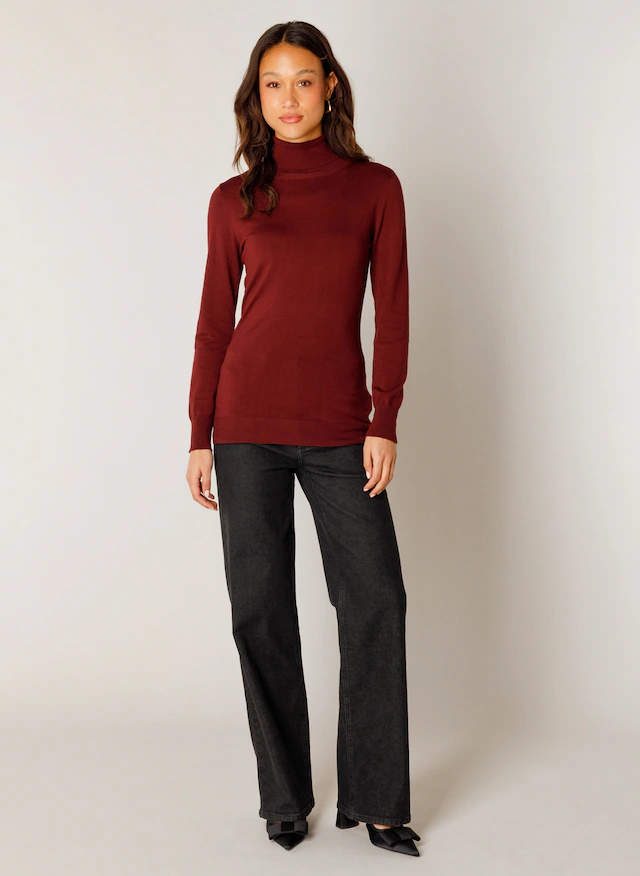 Base Level Rollkragenpullover »Yuen« mit Viskose