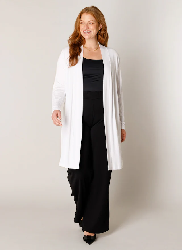 Base Level Curvy Longstrickjacke »Ayla Long« Große Größen