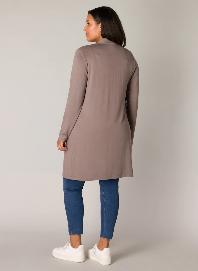Base Level Curvy Longstrickjacke »Ayla Long« Große Größen