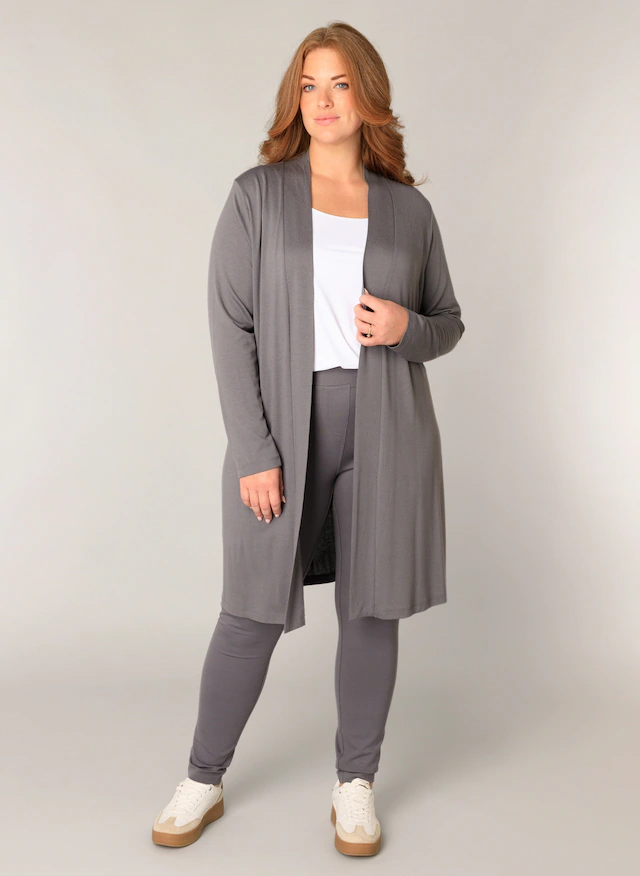 Base Level Curvy Longstrickjacke »Ayla Long« Große Größen