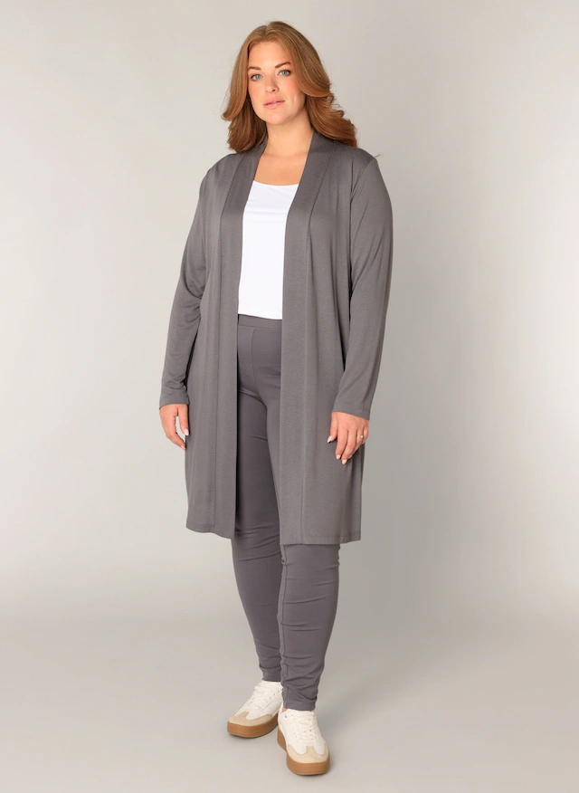 Base Level Curvy Longstrickjacke »Ayla Long« Große Größen