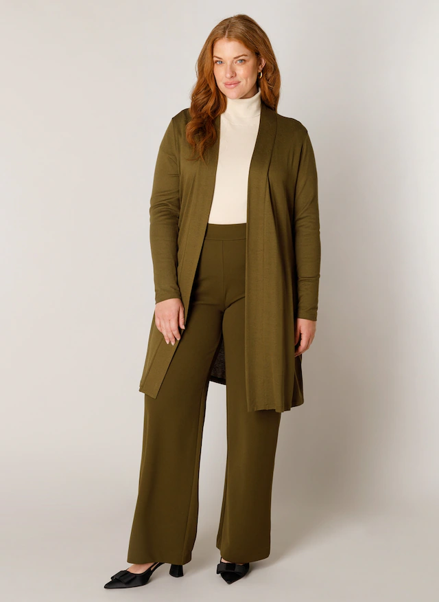 Base Level Curvy Longstrickjacke »Ayla Long« Große Größen