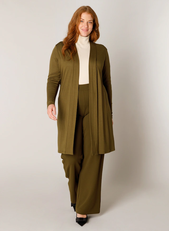 Base Level Curvy Longstrickjacke »Ayla Long« Große Größen