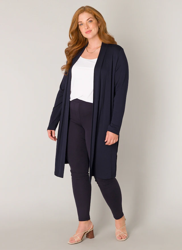 Base Level Curvy Longstrickjacke »Ayla Long« Große Größen