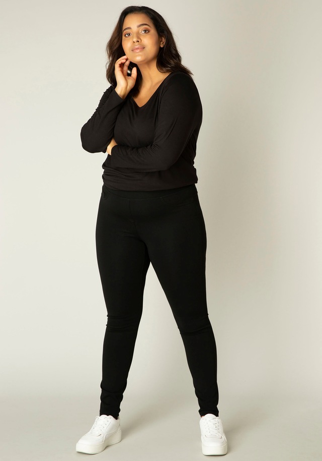 Base Level Curvy Jeggings »Arnika« mit Badge