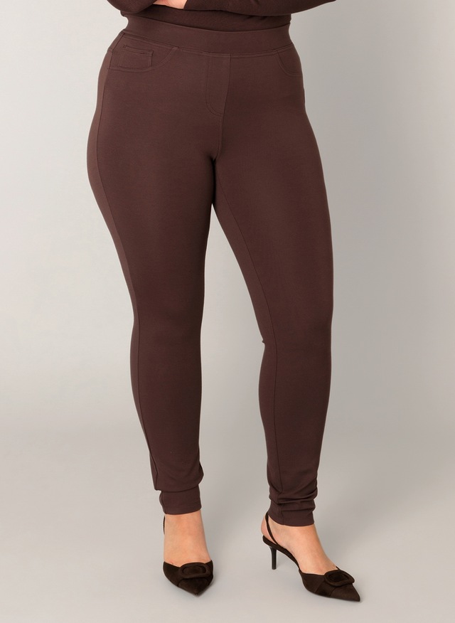 Base Level Curvy Jeggings »Arnika« mit Badge