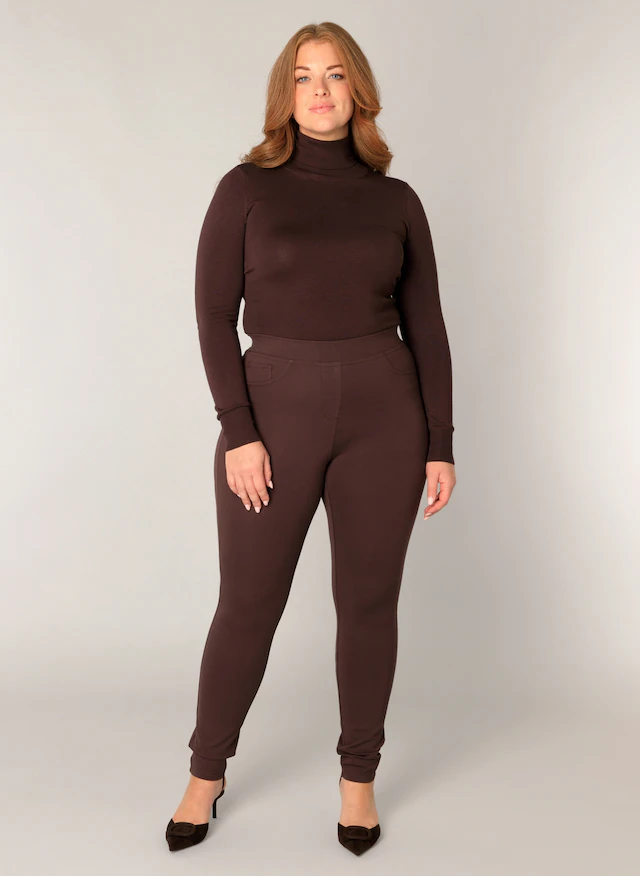 Base Level Curvy Jeggings »Arnika« mit Badge