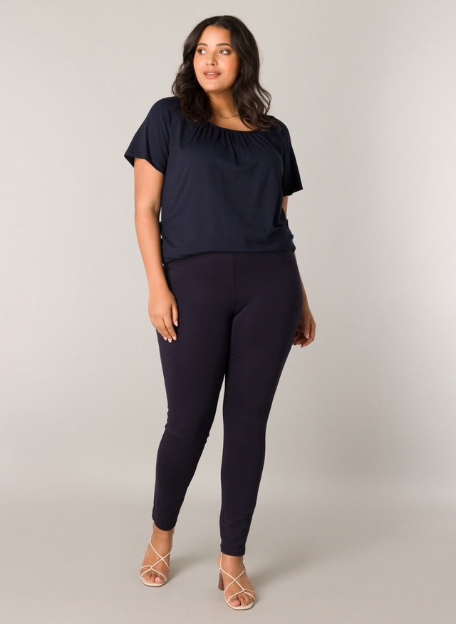 Base Level Curvy Jeggings »Arnika« mit Badge