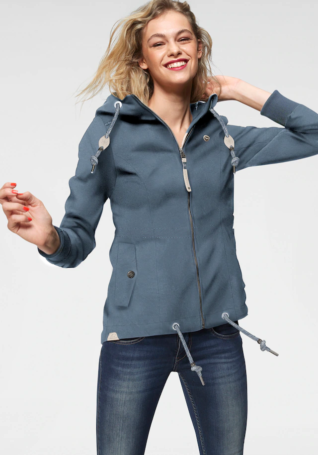 Ragwear Outdoorjacke »DANKA« mit Kapuze Urban Streetwear- Übergangs-Style mit Kapuze