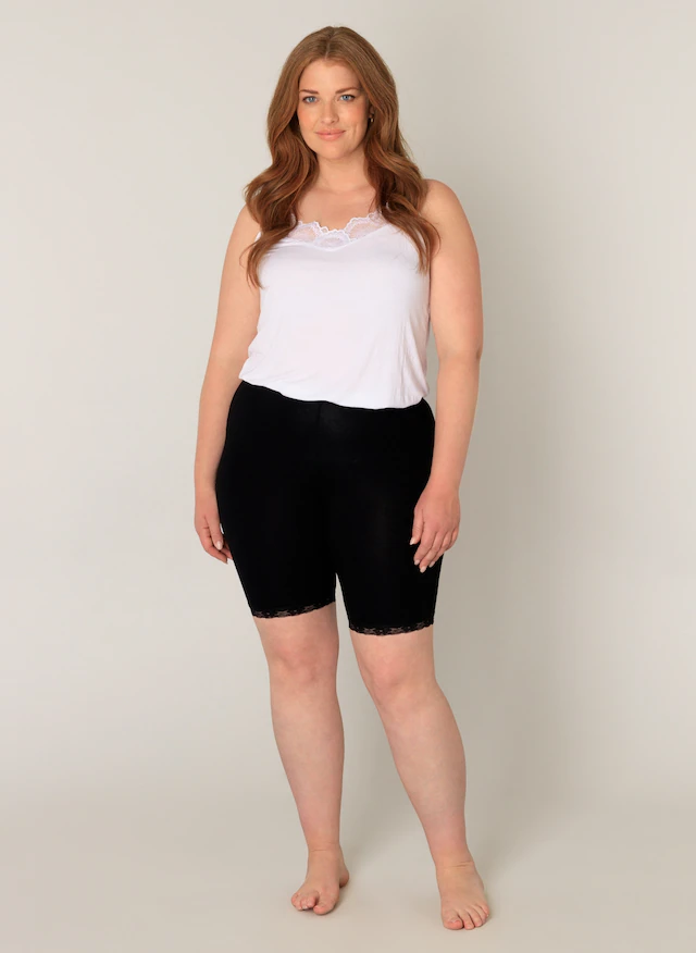 Base Level Curvy Radlerhose »Ava« mit Spitzenkante