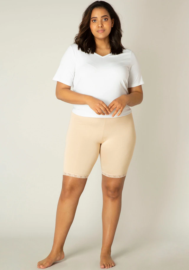 Base Level Curvy Radlerhose »Ava« mit Spitzenkante