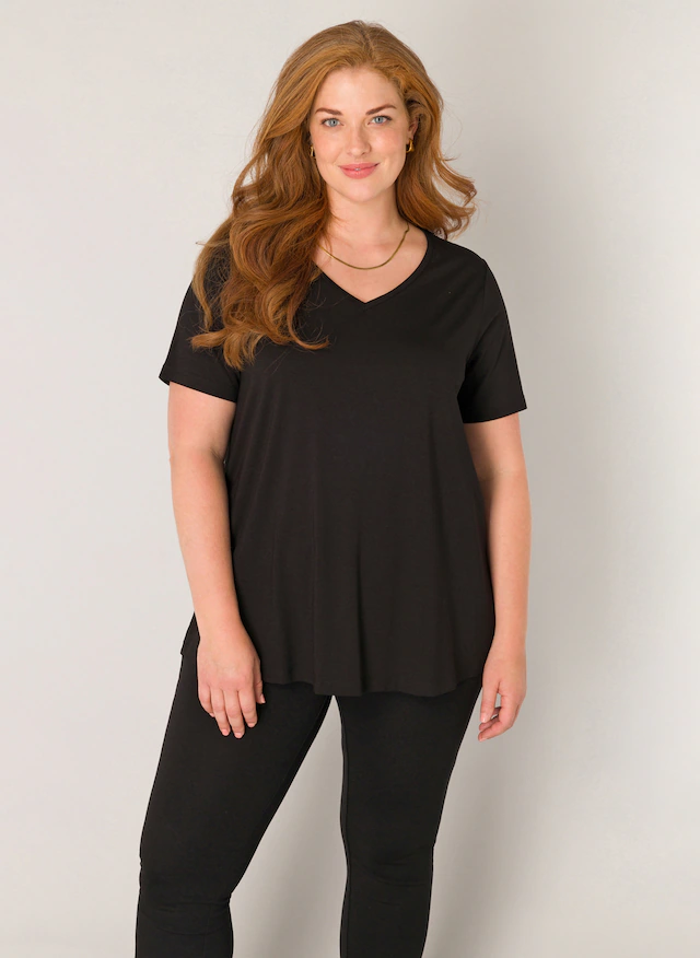 Base Level Curvy T-Shirt »Alba« Große Größen