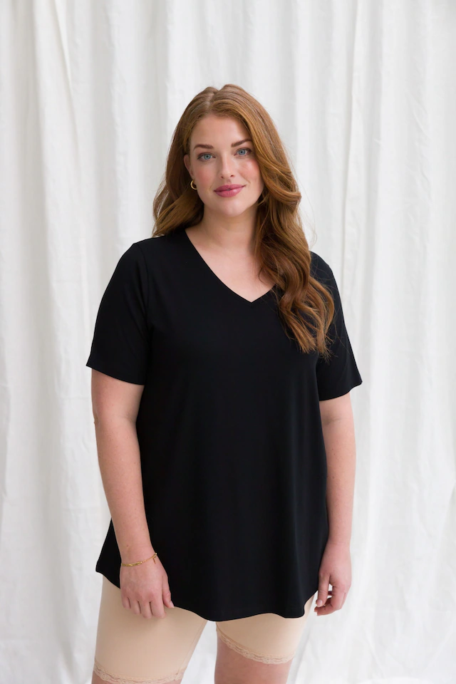 Base Level Curvy T-Shirt »Alba« Große Größen