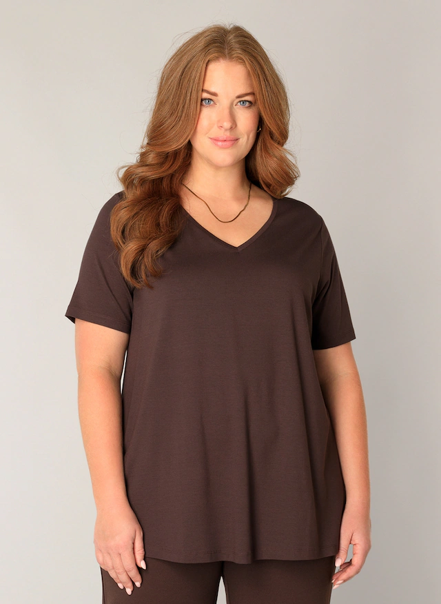 Base Level Curvy T-Shirt »Alba« Große Größen