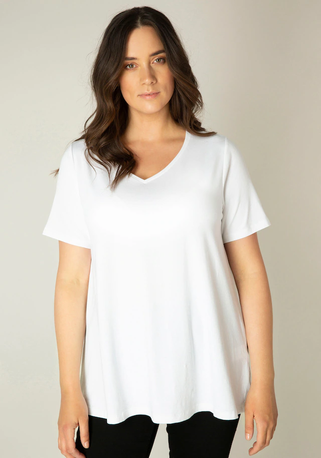 Base Level Curvy T-Shirt »Alba« Große Größen