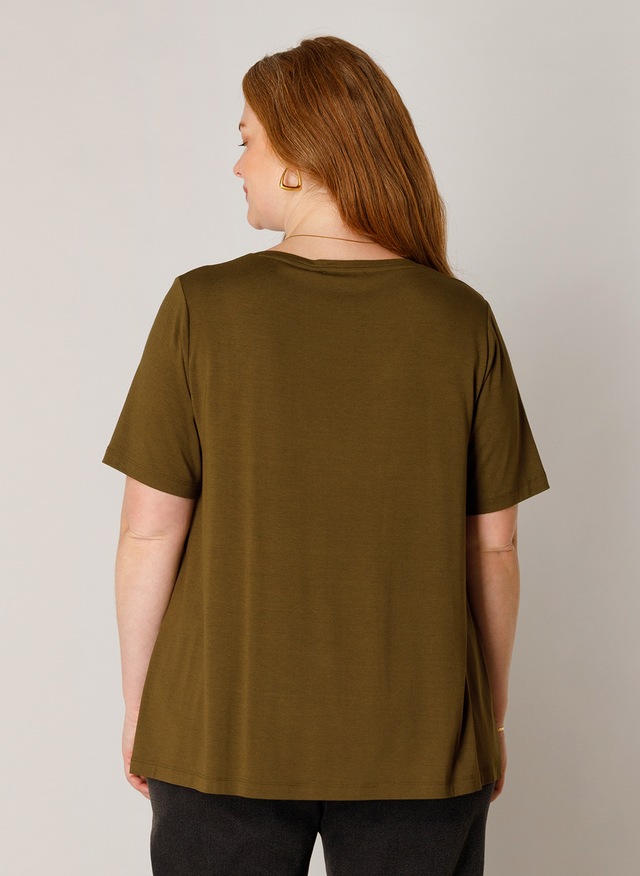 Base Level Curvy T-Shirt »Alba« Große Größen