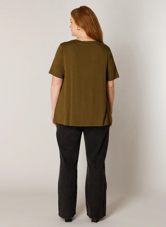 Base Level Curvy T-Shirt »Alba« Große Größen