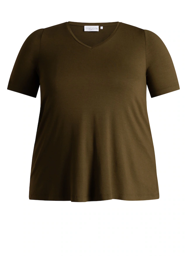 Base Level Curvy T-Shirt »Alba« Große Größen