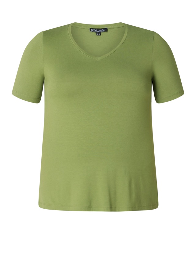 Base Level Curvy T-Shirt »Alba« Große Größen