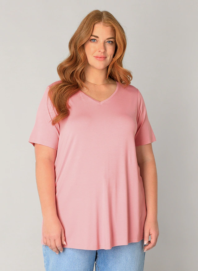 Base Level Curvy T-Shirt »Alba« Große Größen