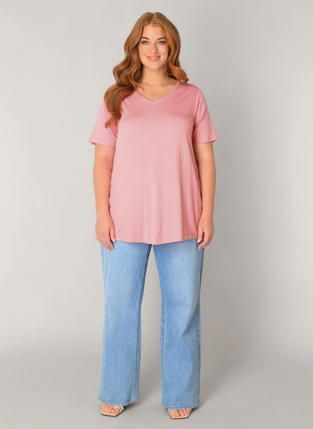 Base Level Curvy T-Shirt »Alba« Große Größen
