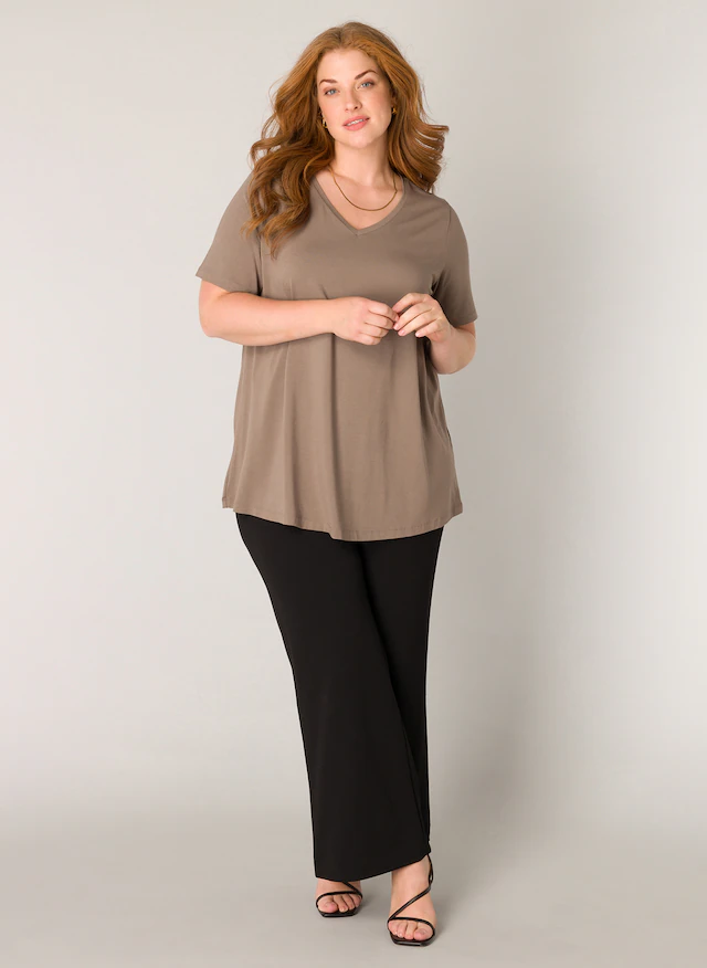 Base Level Curvy T-Shirt »Alba« Große Größen