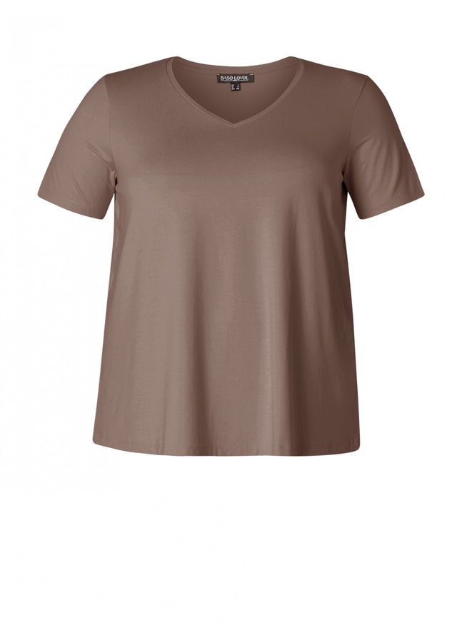 Base Level Curvy T-Shirt »Alba« Große Größen