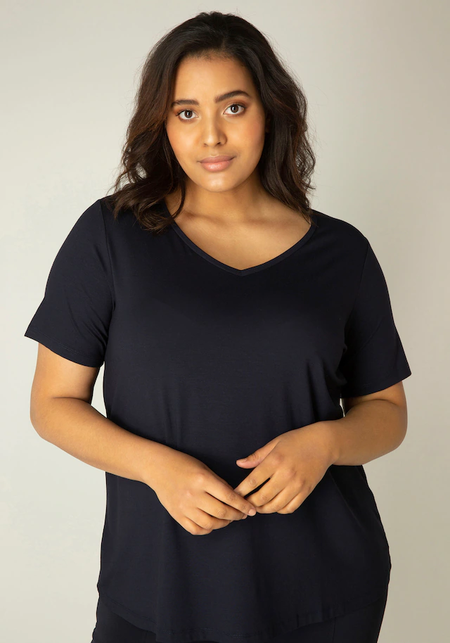 Base Level Curvy T-Shirt »Alba« Große Größen