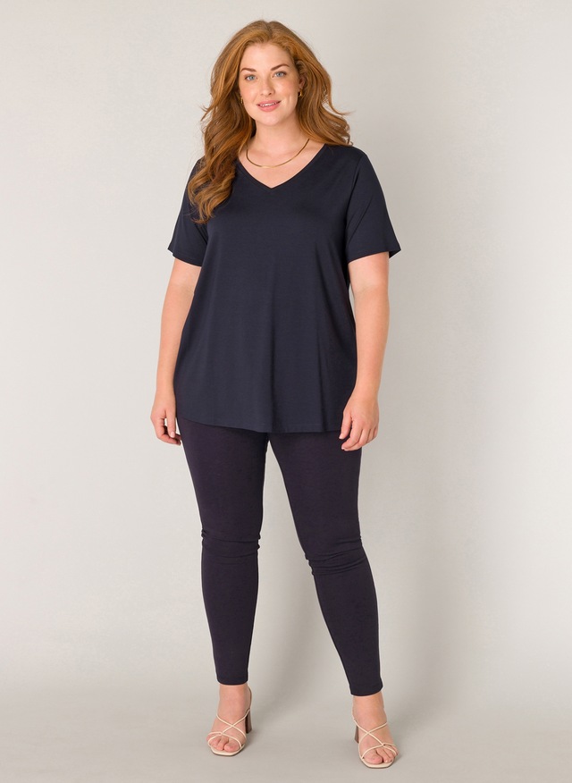 Base Level Curvy T-Shirt »Alba« Große Größen