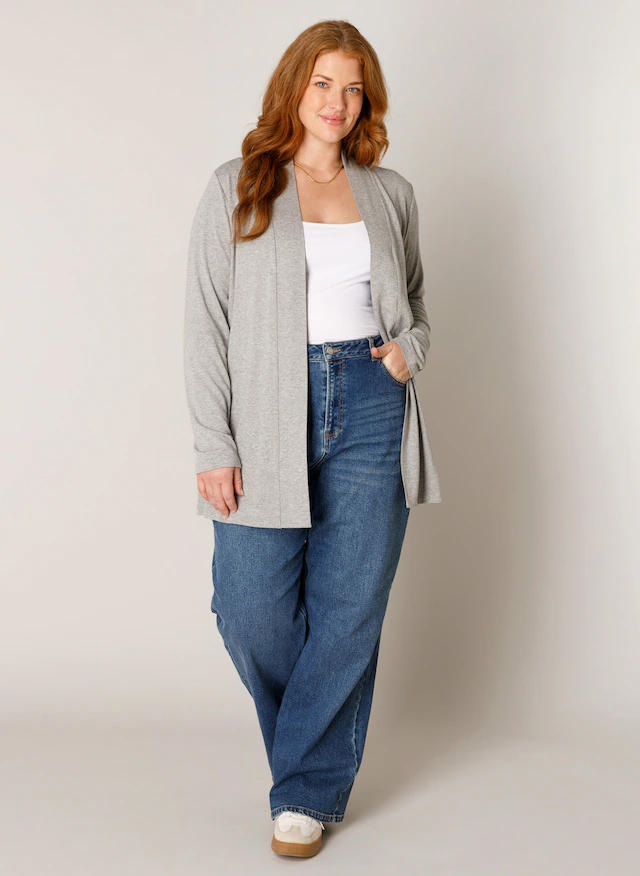 Base Level Curvy Strickjacke »Ayla« Große Größen