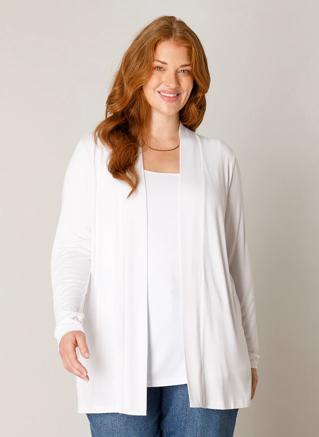 Base Level Curvy Strickjacke »Ayla« Große Größen