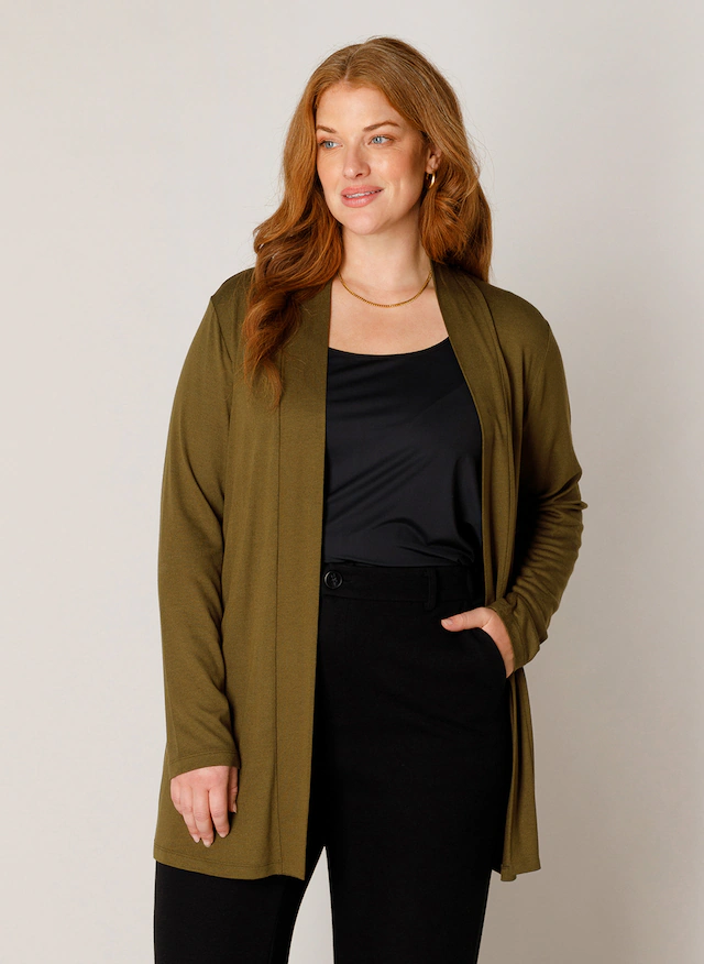 Base Level Curvy Strickjacke »Ayla« Große Größen