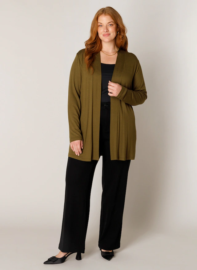 Base Level Curvy Strickjacke »Ayla« Große Größen