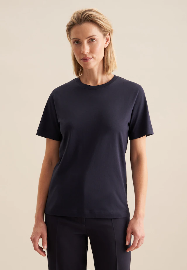 seidensticker T-Shirt »Schwarze Rose« 1/2 Rundhals Uni