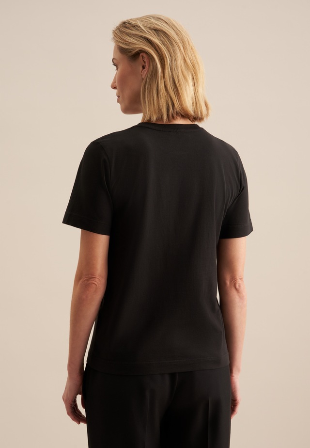 seidensticker T-Shirt »Schwarze Rose« 1/2 Rundhals Uni