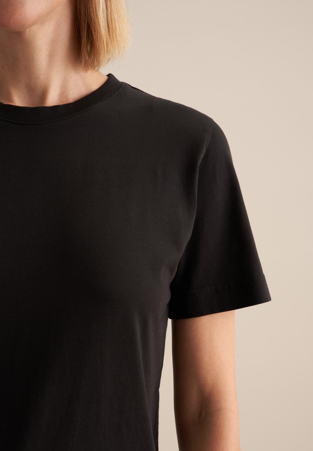 seidensticker T-Shirt »Schwarze Rose« 1/2 Rundhals Uni