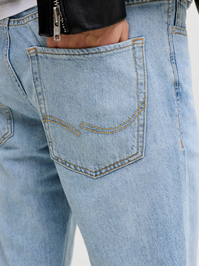 Jack & Jones »JJICLARK im Used-Look, Stretchkomfort und niedrige Leibhöhe« Baumwollmischung, regular fit