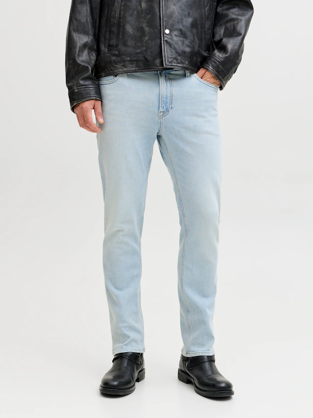 Jack & Jones »JJICLARK im Used-Look, Stretchkomfort und niedrige Leibhöhe« Baumwollmischung, regular fit