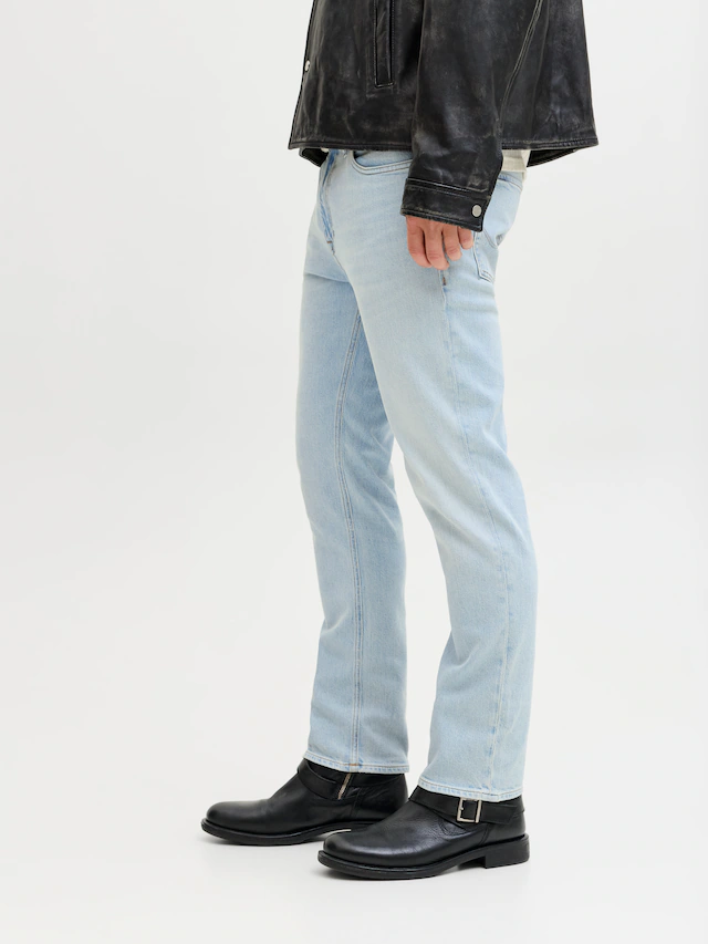 Jack & Jones »JJICLARK im Used-Look, Stretchkomfort und niedrige Leibhöhe« Baumwollmischung, regular fit