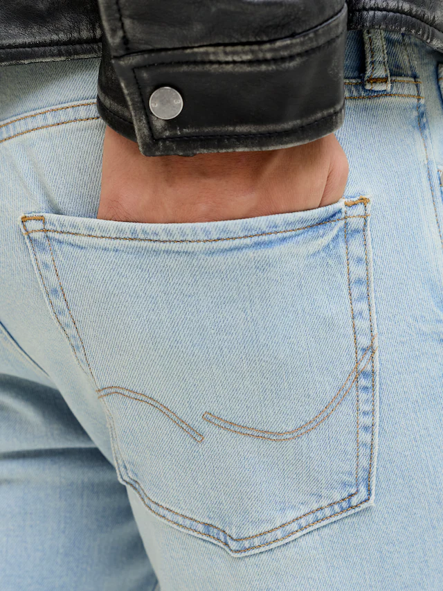 Jack & Jones »JJICLARK im Used-Look, Stretchkomfort und niedrige Leibhöhe« Baumwollmischung, regular fit