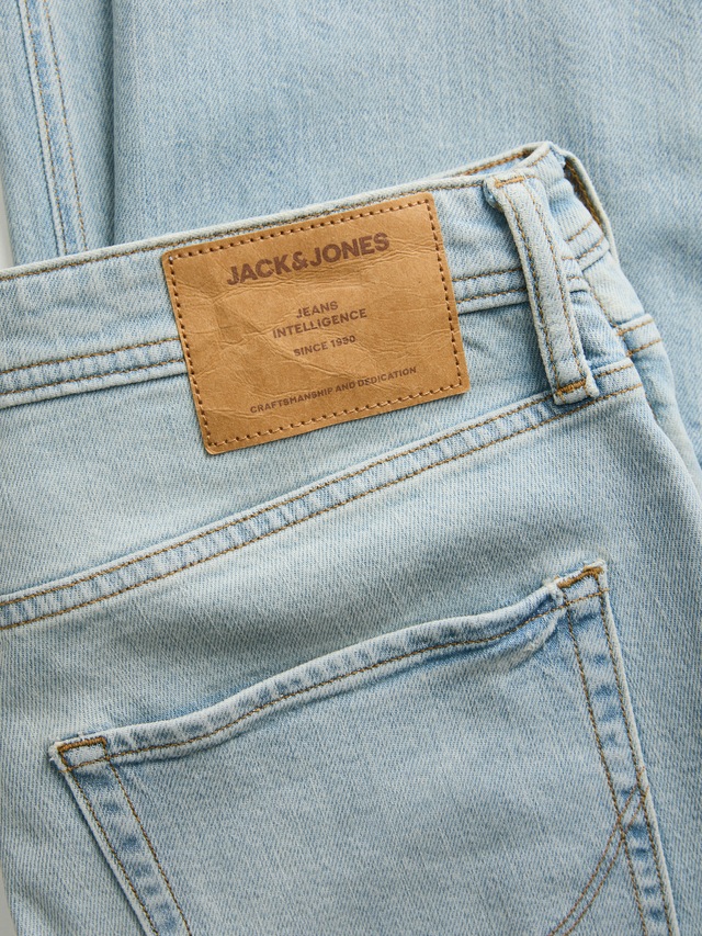 Jack & Jones »JJICLARK im Used-Look, Stretchkomfort und niedrige Leibhöhe« Baumwollmischung, regular fit