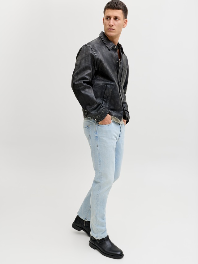 Jack & Jones »JJICLARK im Used-Look, Stretchkomfort und niedrige Leibhöhe« Baumwollmischung, regular fit