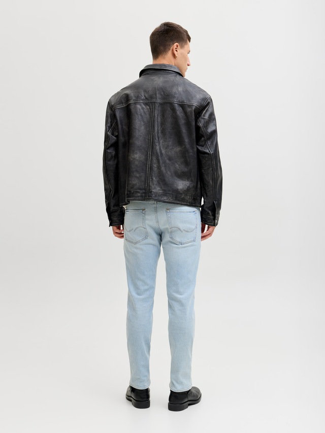 Jack & Jones »JJICLARK im Used-Look, Stretchkomfort und niedrige Leibhöhe« Baumwollmischung, regular fit