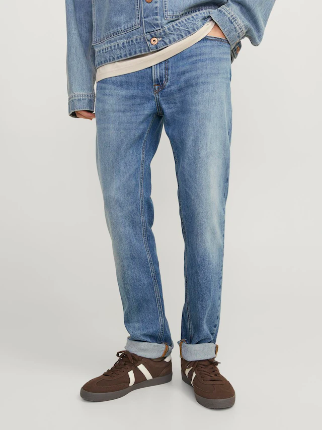 Jack & Jones »JJICLARK im Used-Look, Stretchkomfort und niedrige Leibhöhe« Baumwollmischung, regular fit