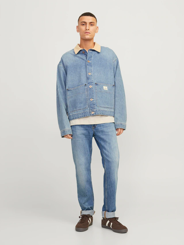 Jack & Jones »JJICLARK im Used-Look, Stretchkomfort und niedrige Leibhöhe« Baumwollmischung, regular fit
